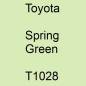 Preview: Toyota, Spring Green, T1028.